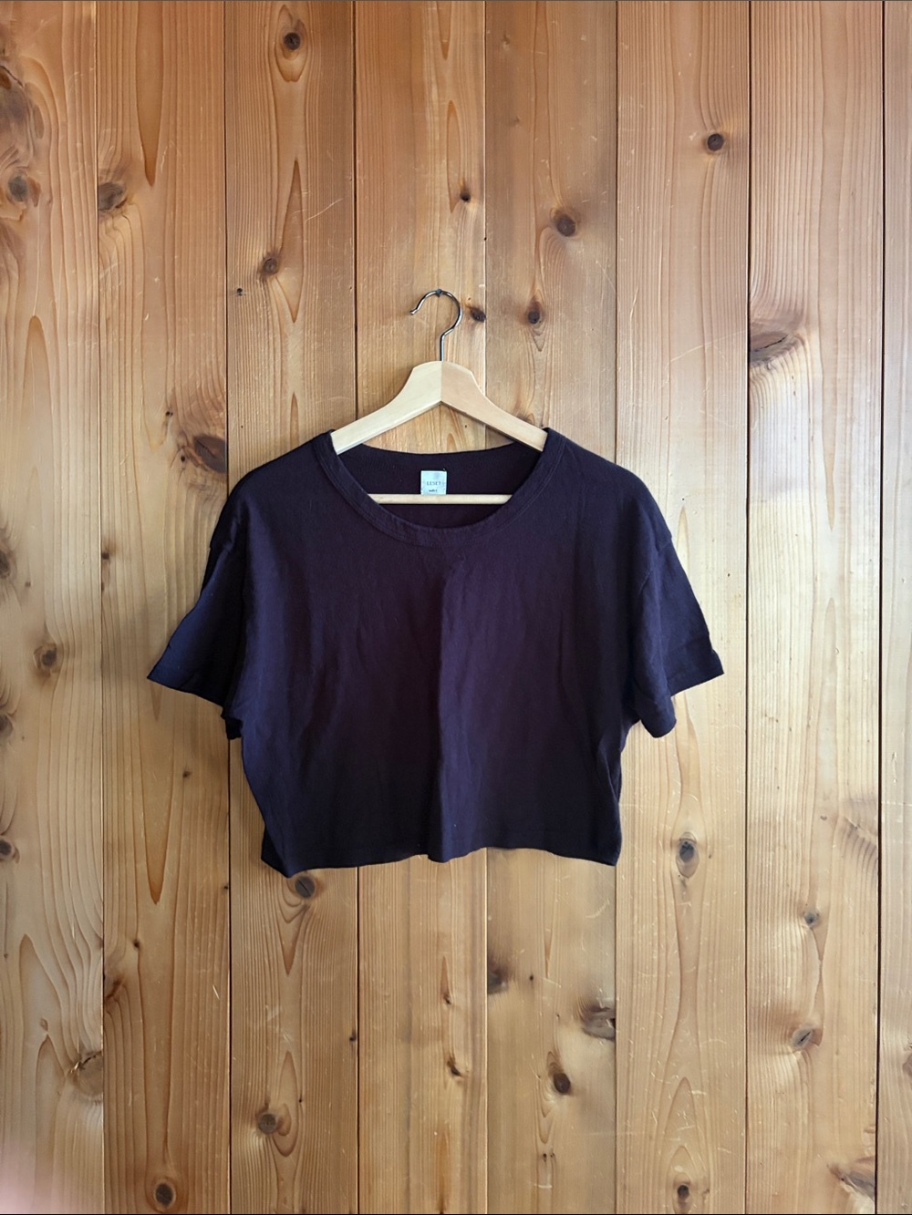 Leset Crop Boxy Tee